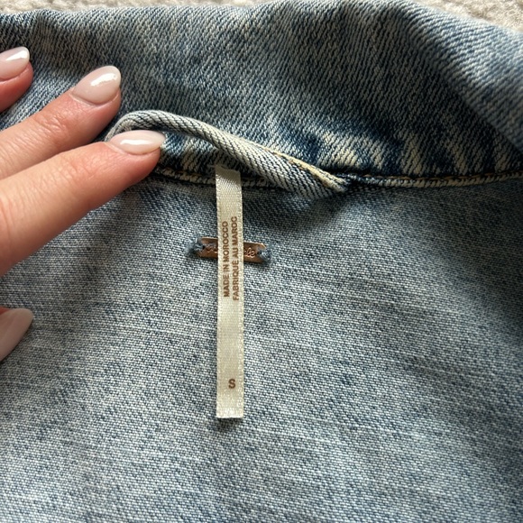 Free People Denim Jean Jacket - Picture 2 of 2